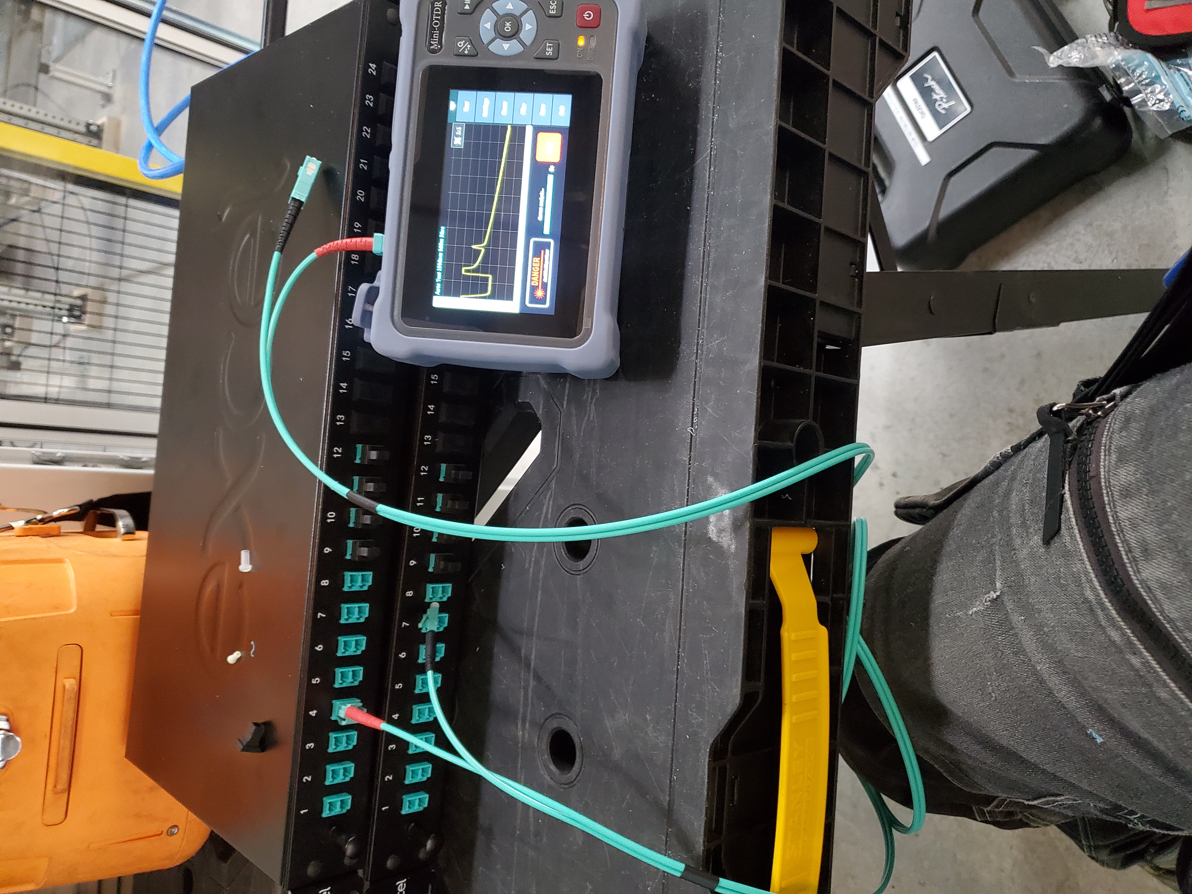 OTDR fibre testing
